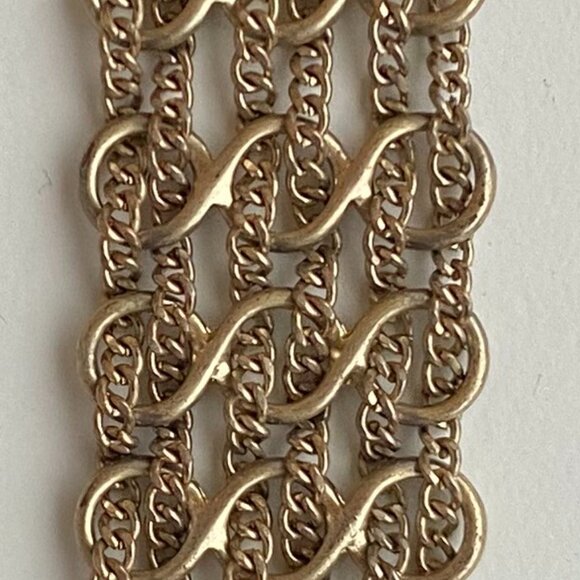 Multi-strand Gold-Tone Chain Bracelet - Picture 1 of 6